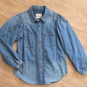 American Eagle Denim Button Down Shirt